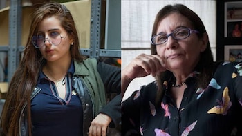 Carmen Ollé y Nataly Rojas Barnett. (Foto: Infobae Perú)