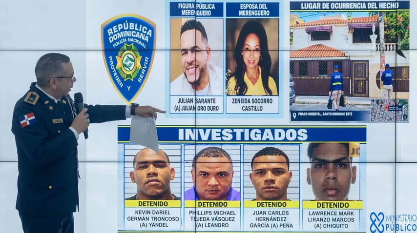 El asalto ocurrido en la residencia de Brisa Oriental VI causó la muerte de Zeneida Socorro Castillo, esposa del artista. / (Policía Nacional de República Dominicana)
