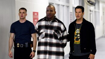 Keanu Reeves y Chris Evans