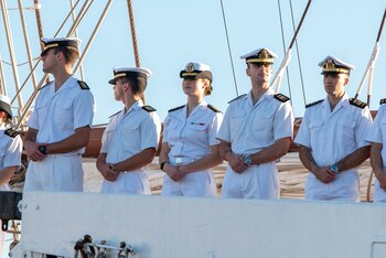 La princesa Leonor llega con