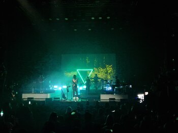 Mikel Izal en su concierto