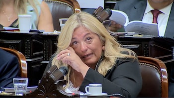 Una diputada lloró en medio