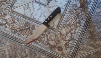 El cuchillo encontrado en la