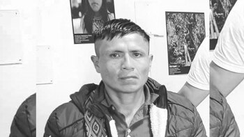 El líder social indígena Álvaro