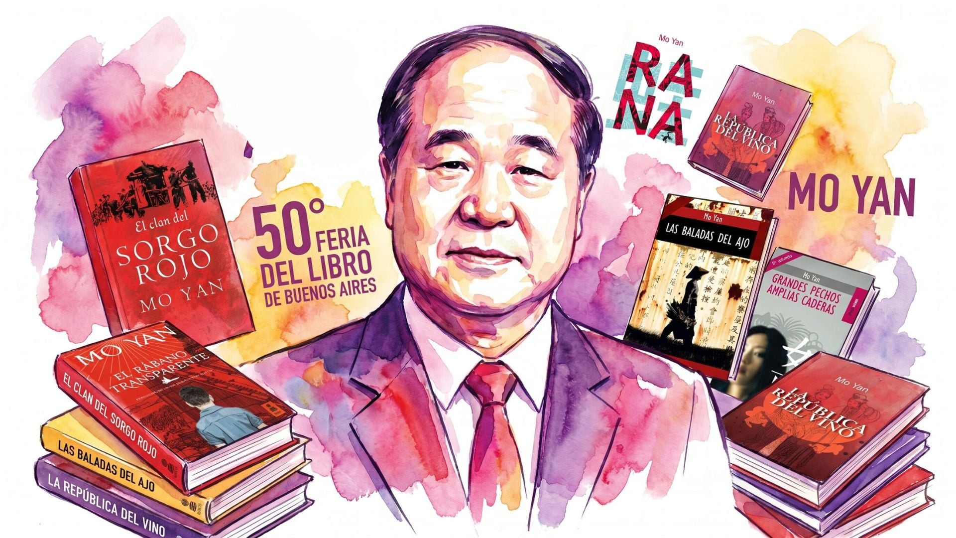 Mo Yan, premio Nobel de Literatura 2012, debuta en la Feria Internacional del Libro de Buenos Aires con una charla sobre narrativa china contemporánea - (Imagen Ilustrativa Infobae)