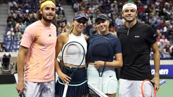 Badosa y Tsitsipas, una pareja