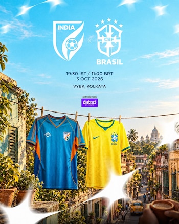India y Brasil se medirán por primera vez en la historia.