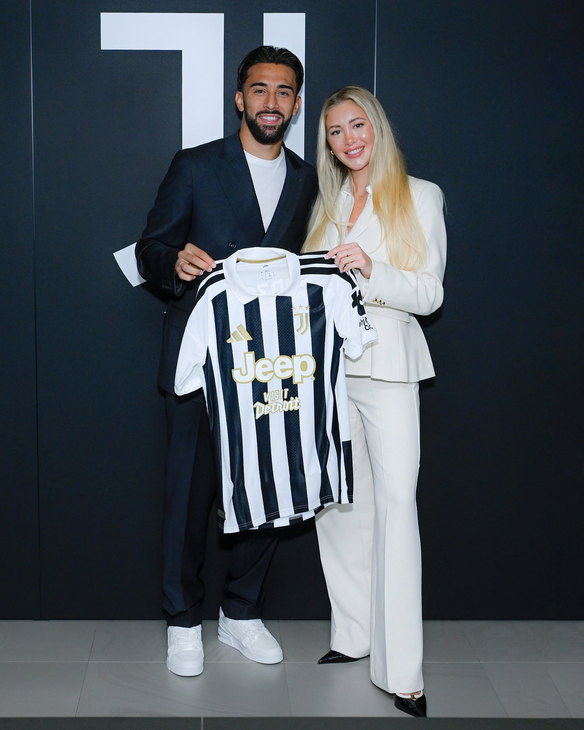 Nicolás González junto a su novia, Ludmila Isabella