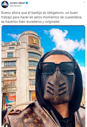 El mensaje que escribió Luciana