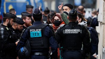 La Policía francesa desalojó a