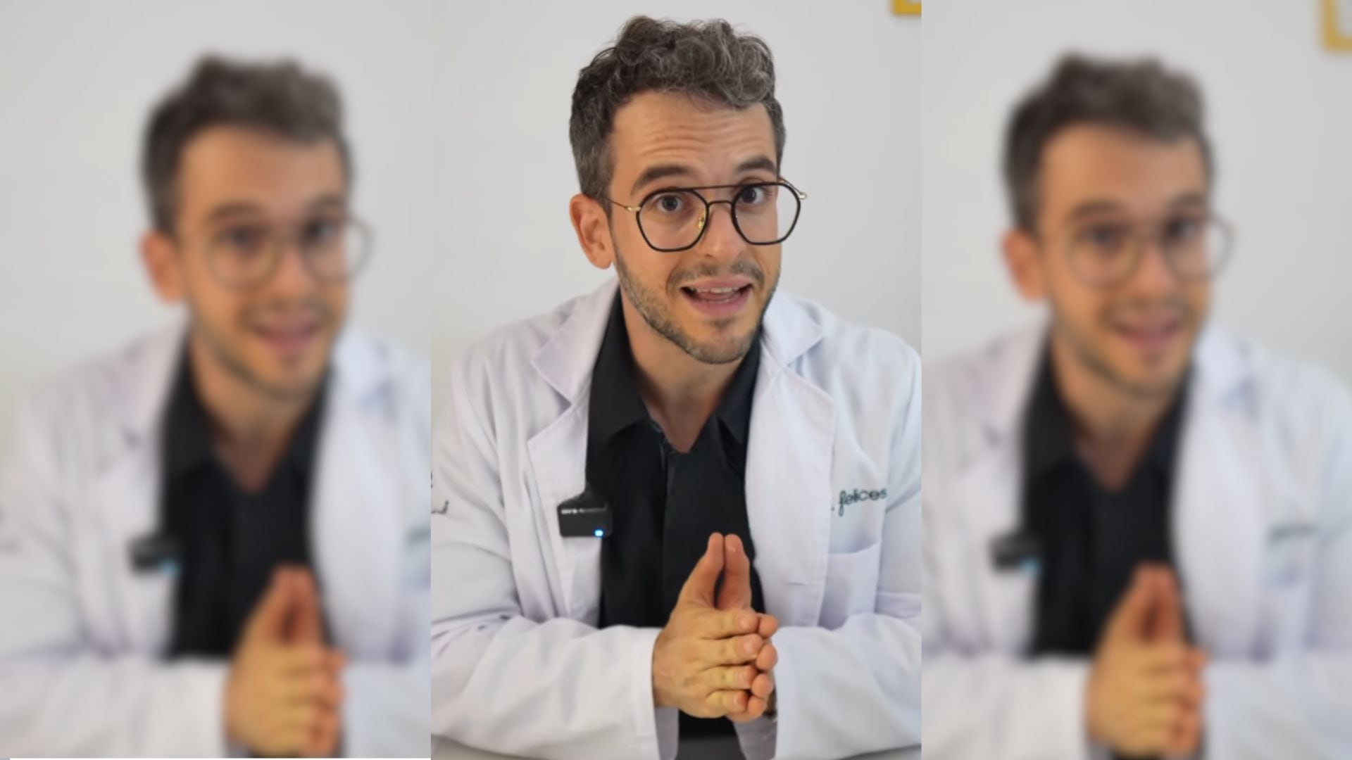 El doctor Felices en una publicación en sus redes sociales (@drfelices / Montaje Infobae)