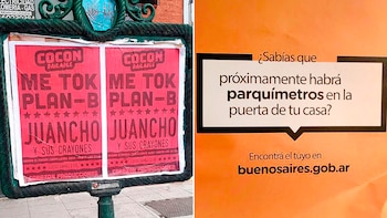 La campaña "sucia" en la Ciudad de Buenos Aires se instaló en la vía pública en las últimas horas.