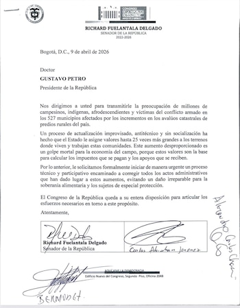 El Congreso de la República de Colombia ofreció colaboración para revisar los actos administrativos responsables de los incrementos - crédito Congreso de la República/@UltimaHoraCR/X