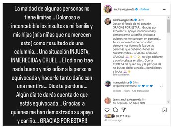 Legarreta no dedicó su mensaje