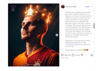 La carta de Icardi, con