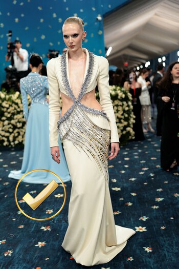 Alex Consani debutó en la