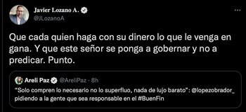 Javier Lozano arremetió de nueva