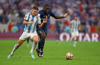 Julian Alvárez, en la final