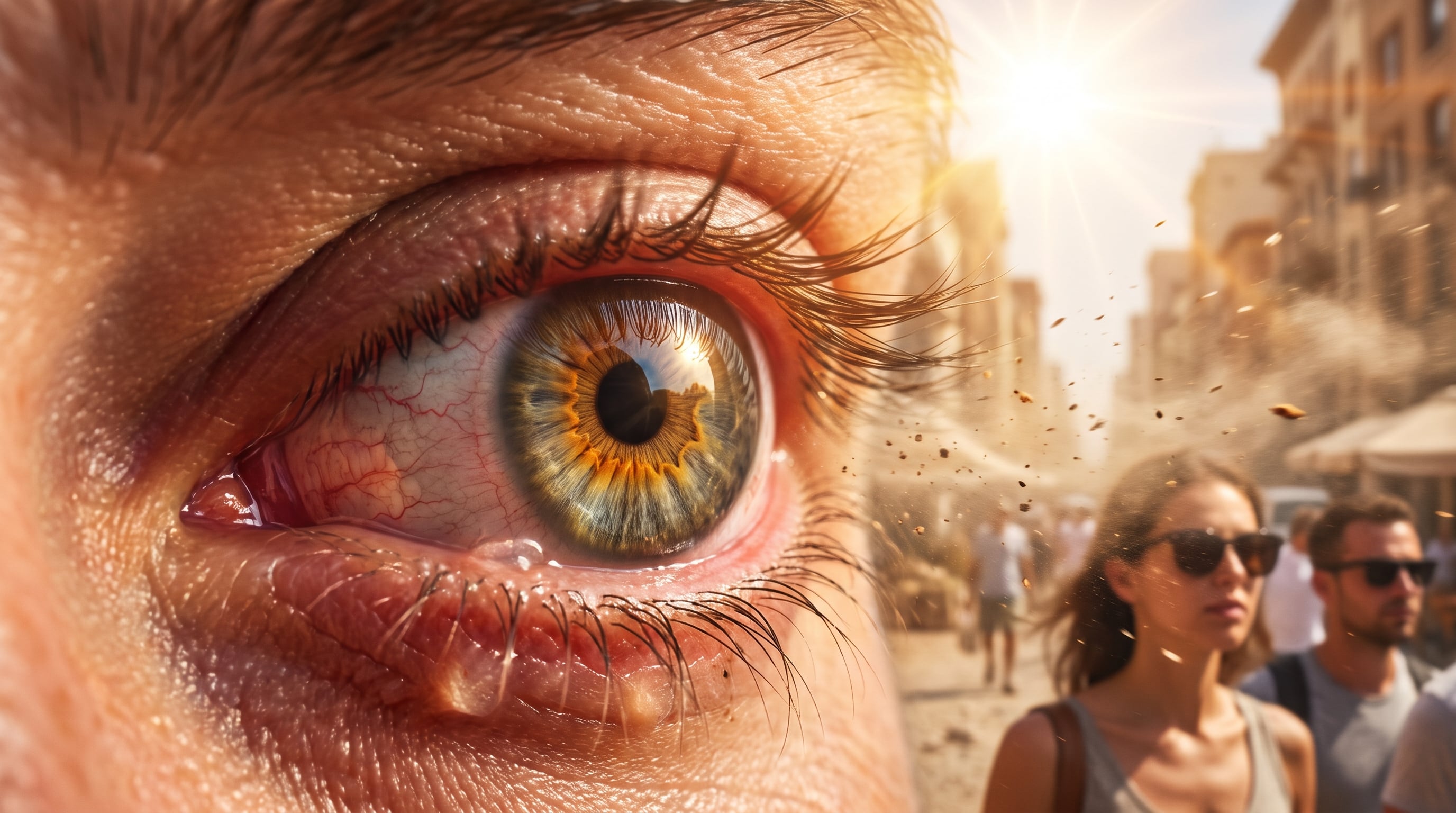 La exposición continua a partículas finas PM2,5 eleva la probabilidad de desarrollar glaucoma (Imagen Ilustrativa Infobae)