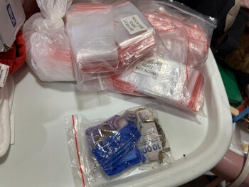 238,9 gramos de cocaína entre