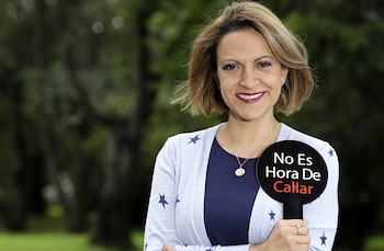 La periodista colombiana Judith Bedoya