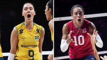 Brasil y Estados Unidos son candidatos al título de la VNL Femenina 2026.