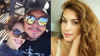 Marcelo Tinelli y Milett Figueroa
