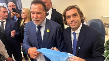 La delegación argentina entregó una