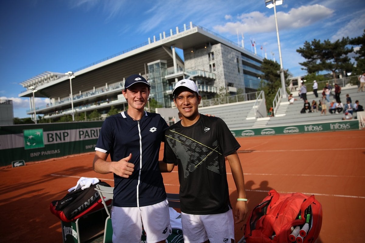 Los peruanos finalizaron el Roland Garros Junior en segundo lugar. Fue su primera vez como dupla en el Grand Slam de Paris