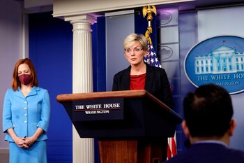 La secretaria de Energía estadounidense,