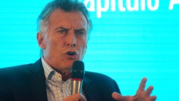 El líder libertario salió en