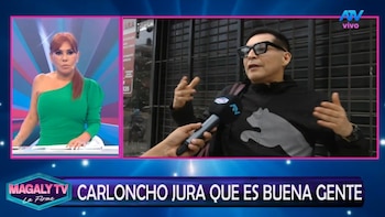 Carloncho reconoce episodio relatado por Gianina Portugal y explica qué ocurrió en radio Moda. Captura: Magaly TV La Firme.