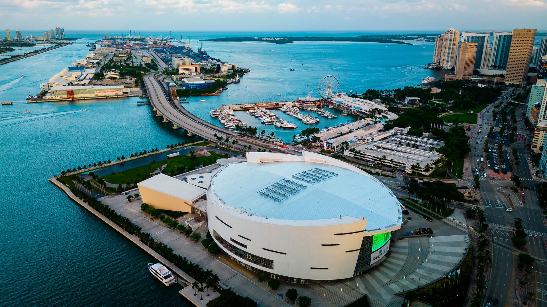 El Kaseya Center, sede habitual de grandes eventos deportivos y musicales, acogerá al America Business Forum 2025.