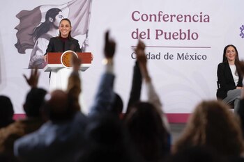 Sheinbaum recordó que ella llegó