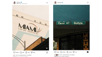 Maluma compartió en redes sociales imágenes de carteles y comercios con referencias a posibles destinos de su próxima gira mundial, 'Loco x Volver Tour' - crédito @maluma / Instagram