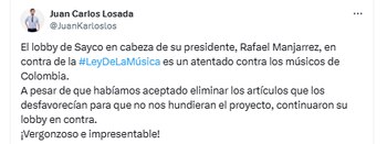 Juan Carlos Losada explicó que