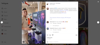 También el volante colombiano cuenta