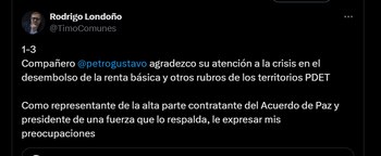 Respuesta de Rodrigo Londoño, alias