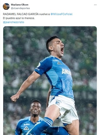 Regreso de Falcao a Millonarios