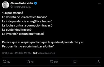 El expresidente de la República
