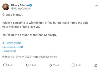 Incluso la ex-candidata a la