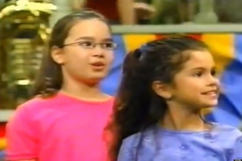 Demi Lovato y Selena Gomez en Barney & Friends