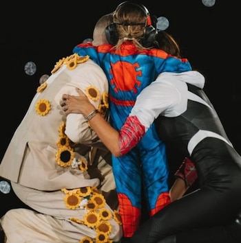 Valentina Ferrer y su hijo