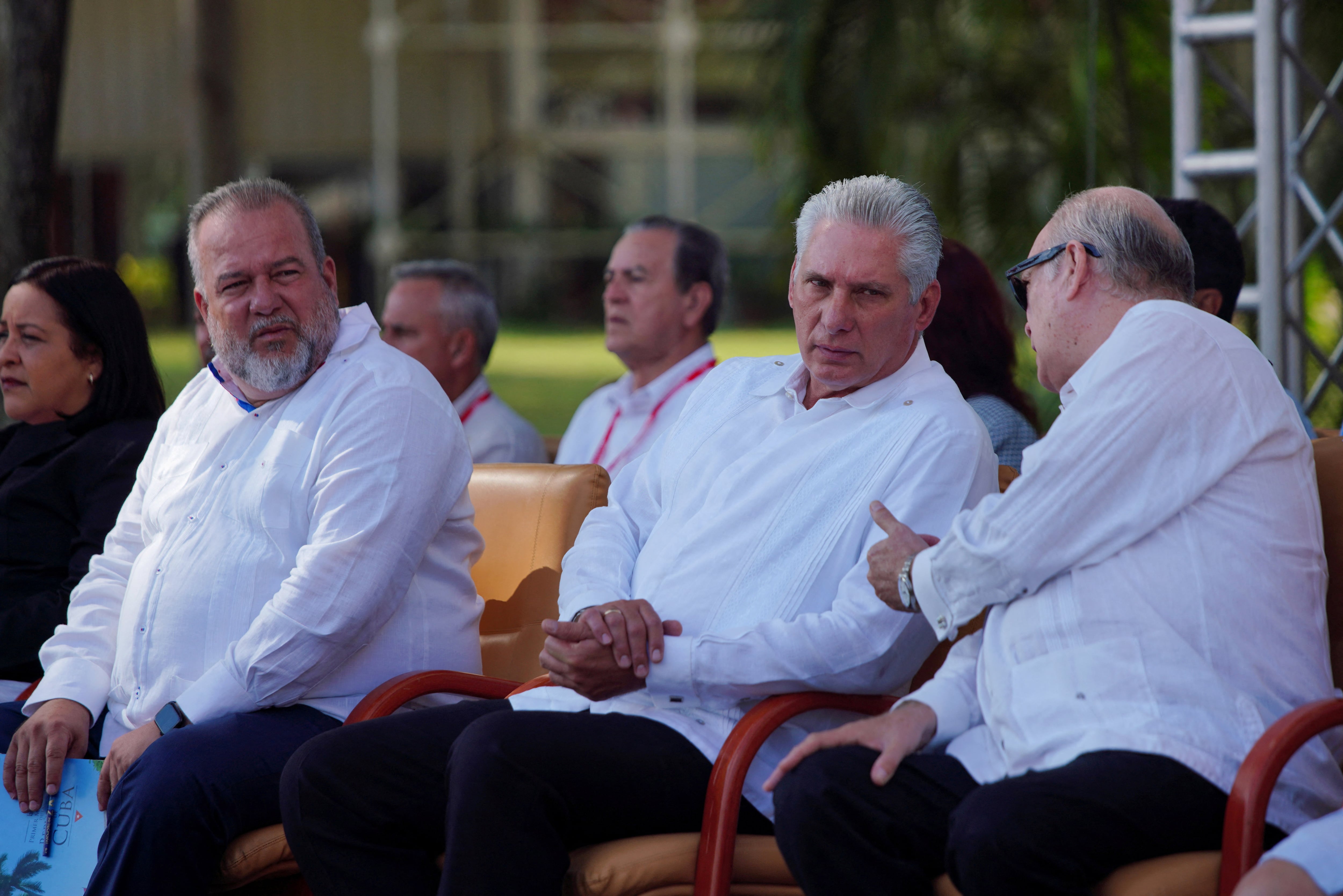 Figuras como Miguel Díaz-Canel y Manuel Marrero carecen de poder de decisión en la estructura del régimen cubano (REUTERS/Alexandre Meneghini)