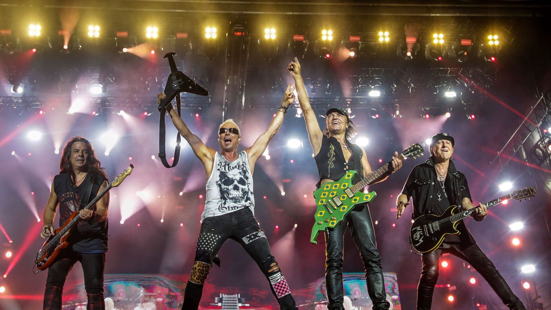 Se ha revelado quiénes serán los actores que le darán vida a los integrantes de la banda alemana Scorpions. (EFE/ Antonio Lacerda)