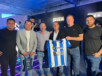 Los directivos de Argentino de