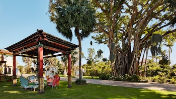 El imponente jardín de la