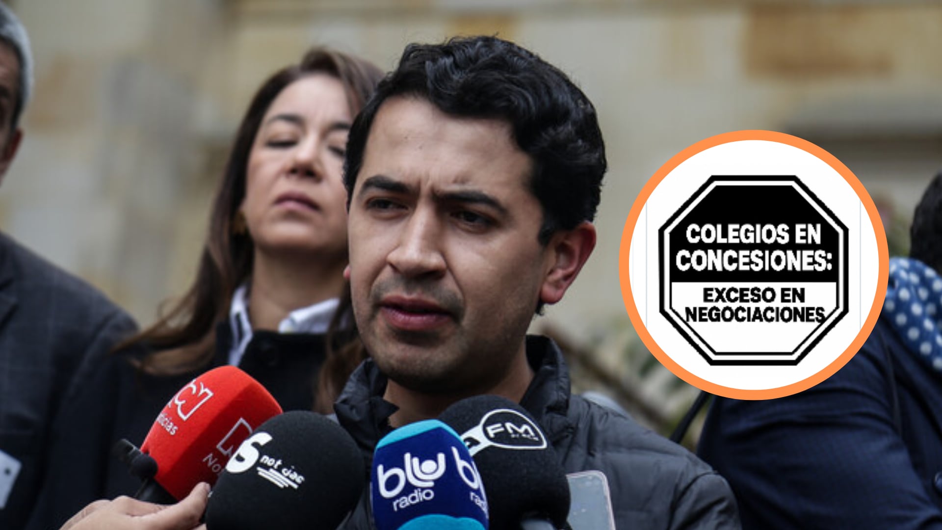 Daniel Briceño cuestionó los argumentos de Fecode sobre el sistema de escuelas en concesión - crédito Danielbricen/X