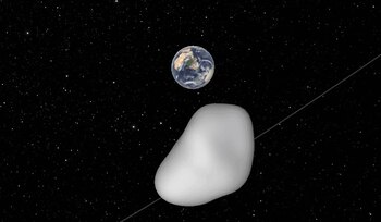 Sobrevuelo de un asteroide por