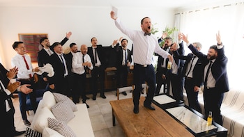 Tomás en la previa a